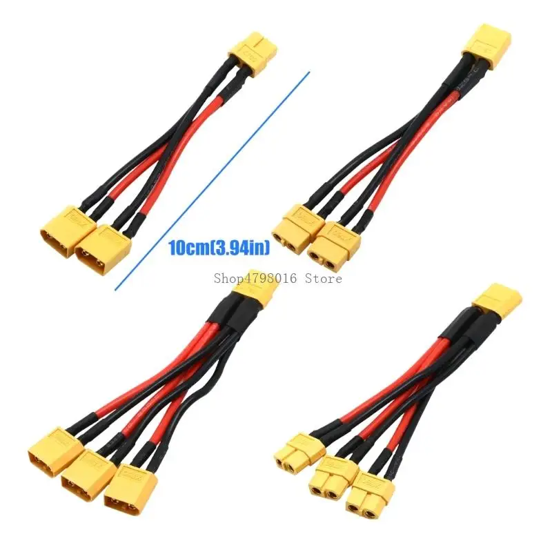 60 Power Cable 14AWG Remote Battery Adapter Power Cord for Charging Transfer, Power Split, and Compactly Wire Routing