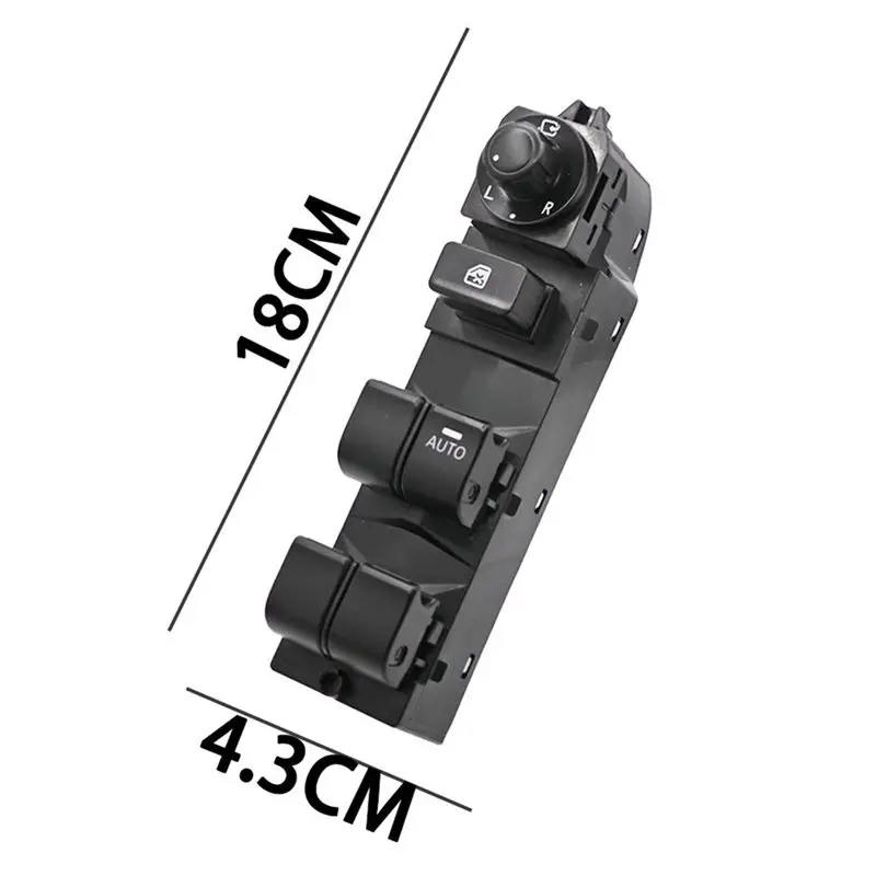 Car Electric Master Power Window Control Switch Regulator Button KF21-66-350 For Mazda CX-5 2012-2020 RHD