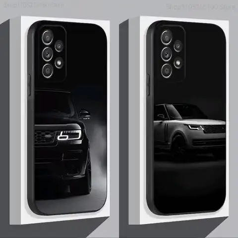 Custodia per telefono per auto sportiva R-Range-Roveres per Samsung S 9,10,21,30,22,23,24,25,Ultra,Plus,Lite,FE,4,5G Nero Morbido Preciso