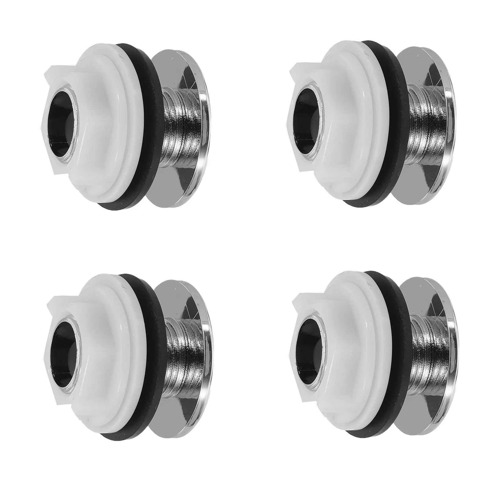 

4pcs Plastic Sink Overflow Cap 3/8 Inch Durable Leakproof Drain Hole Cover For Kitchen Bathroom Basin Tub Stopper Plug Washbasin