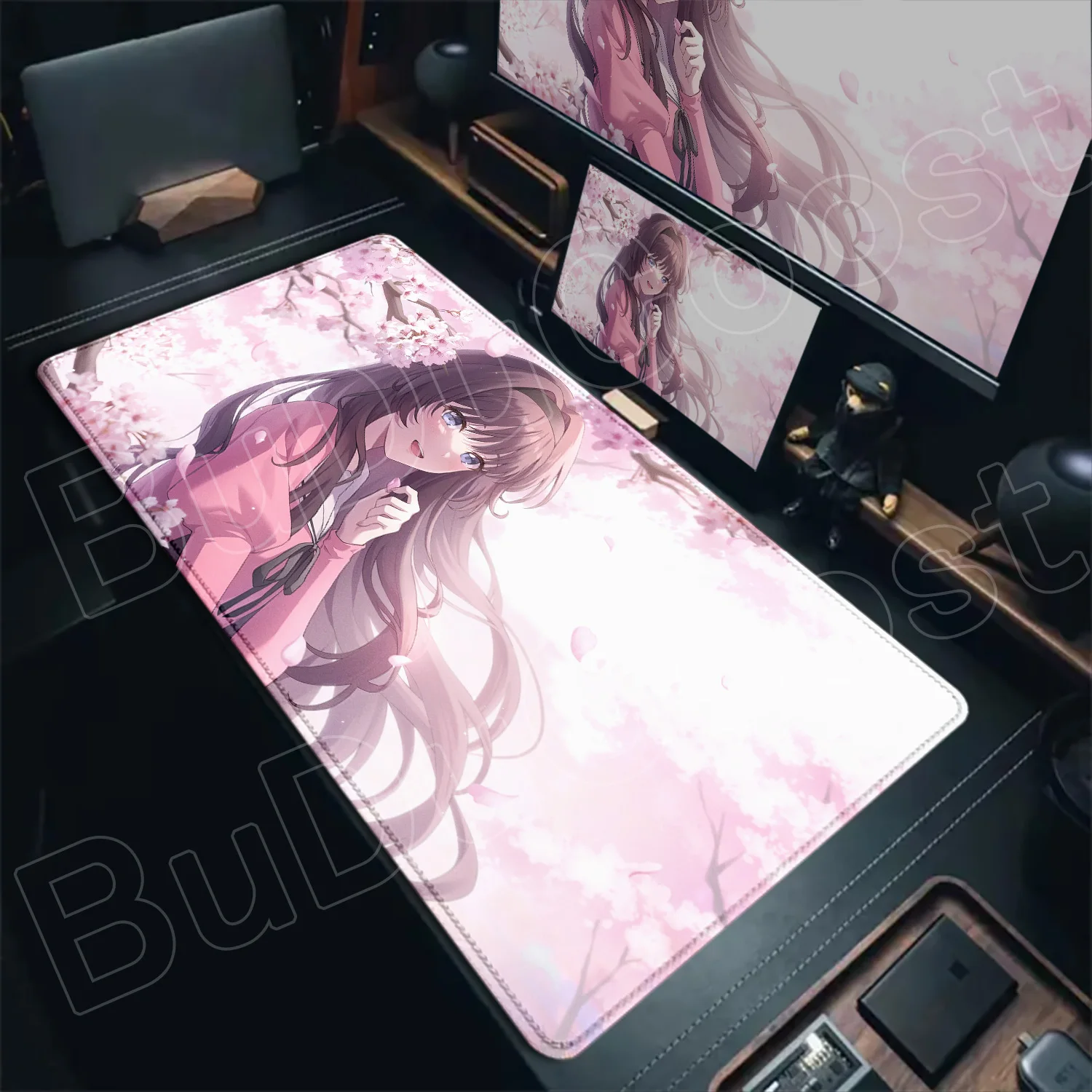 

The Fragrant Flower Blooms with Dignity mousepad Cute girl Kaoruko Waguri deskmat Non-Slip Rubber Edge locking HD Printing pad