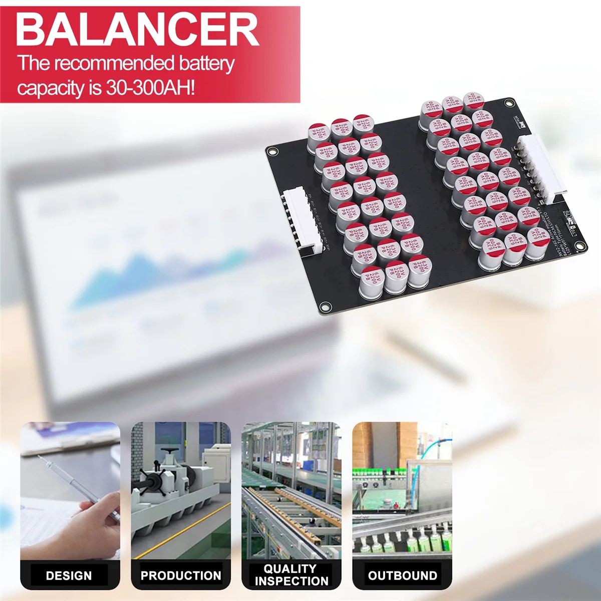 

12S 13S 14S 15S 16S Active Equalizer Balancer Lifepo4 Lipo LTO Battery Energy Equalization Capacitor BMS Board jasmine