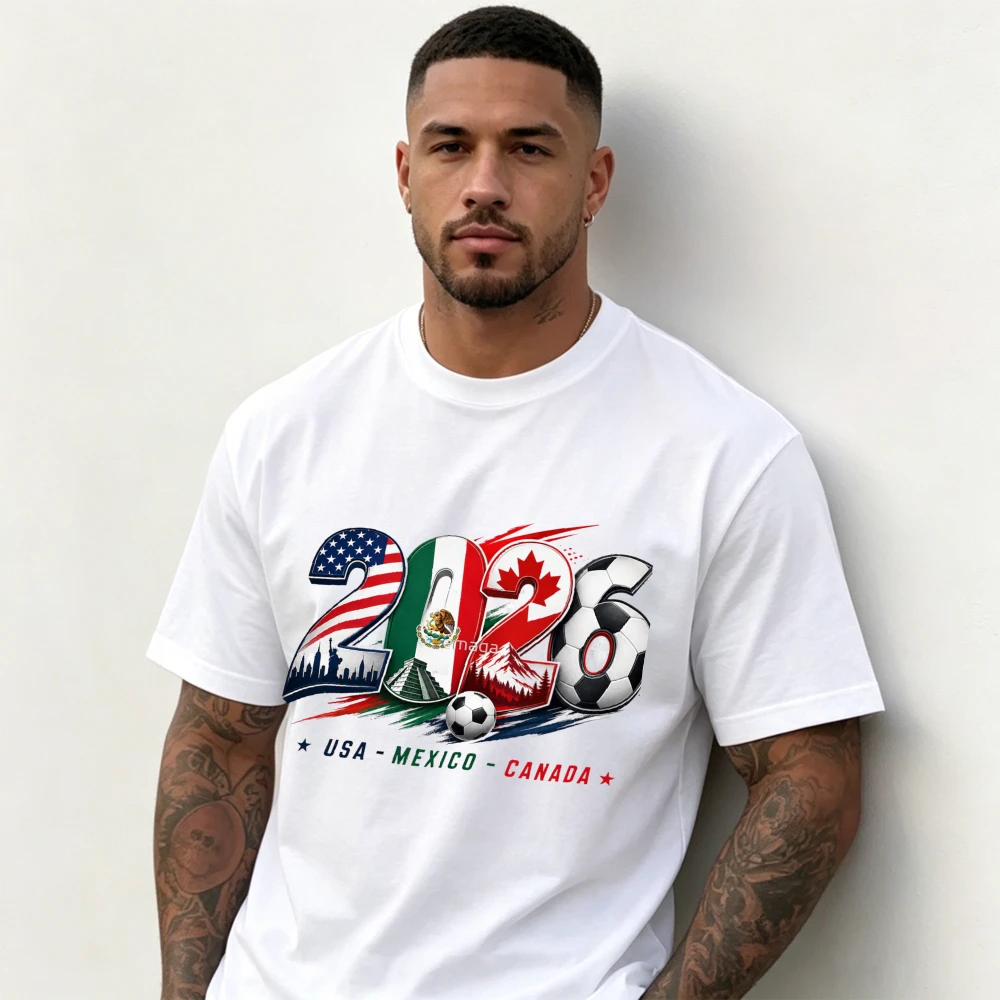 Summer Clothing Canada - Men's Summer Cotton T-shirt 2026 Road