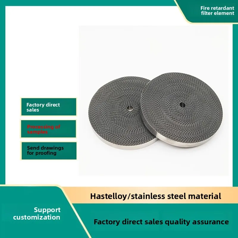 

304 Breather Valve Fireproof Mesh Air Compressor Hastelloy Filter