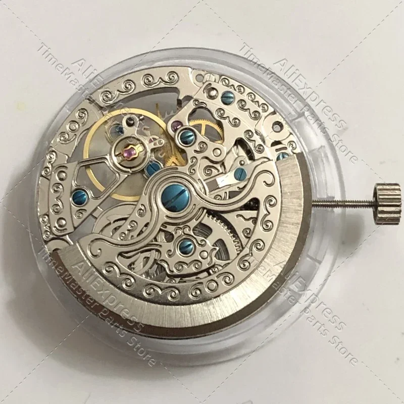 New Tianjin Seagull T16 Movement ST1602 Automatic Mechanical Movement Silver Hollow Watch Movement Accessories