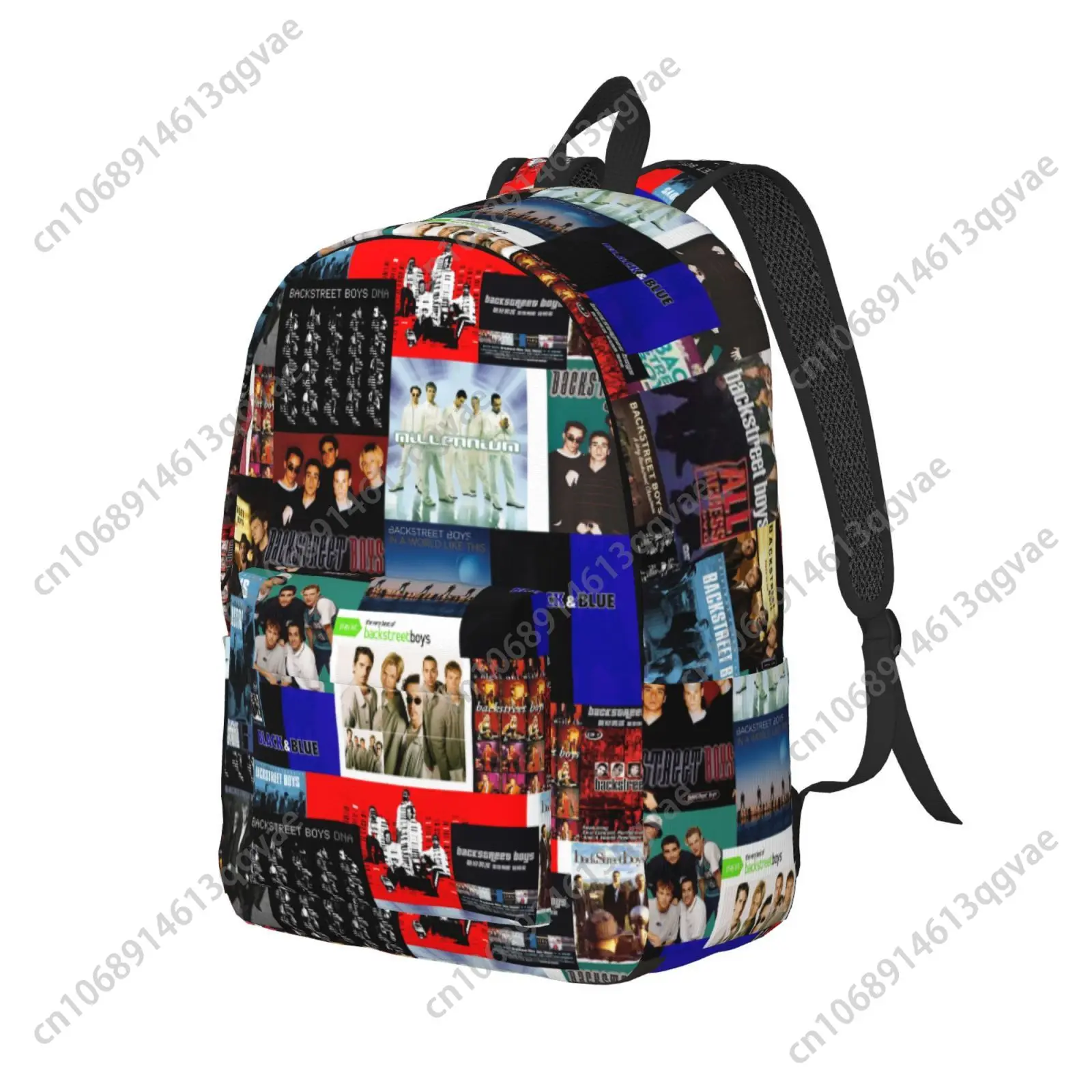 Hot Band Backstreet Boys BSB Custom Canvas Lightweight Backpack Fashion Durable Student Men Women Business Daypack