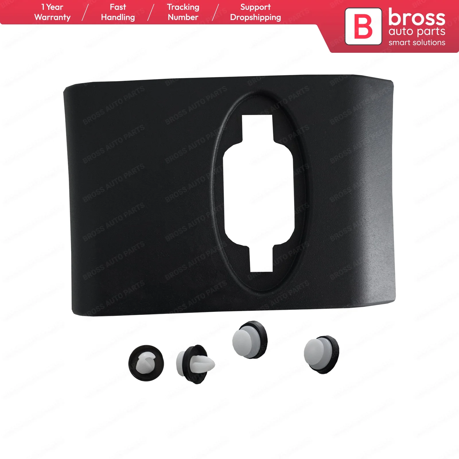 Bross BSP962 Right Door Center Panel Moulding Strip 768560130R for Renault Master MK3 NV400 Movano Made in Turkey