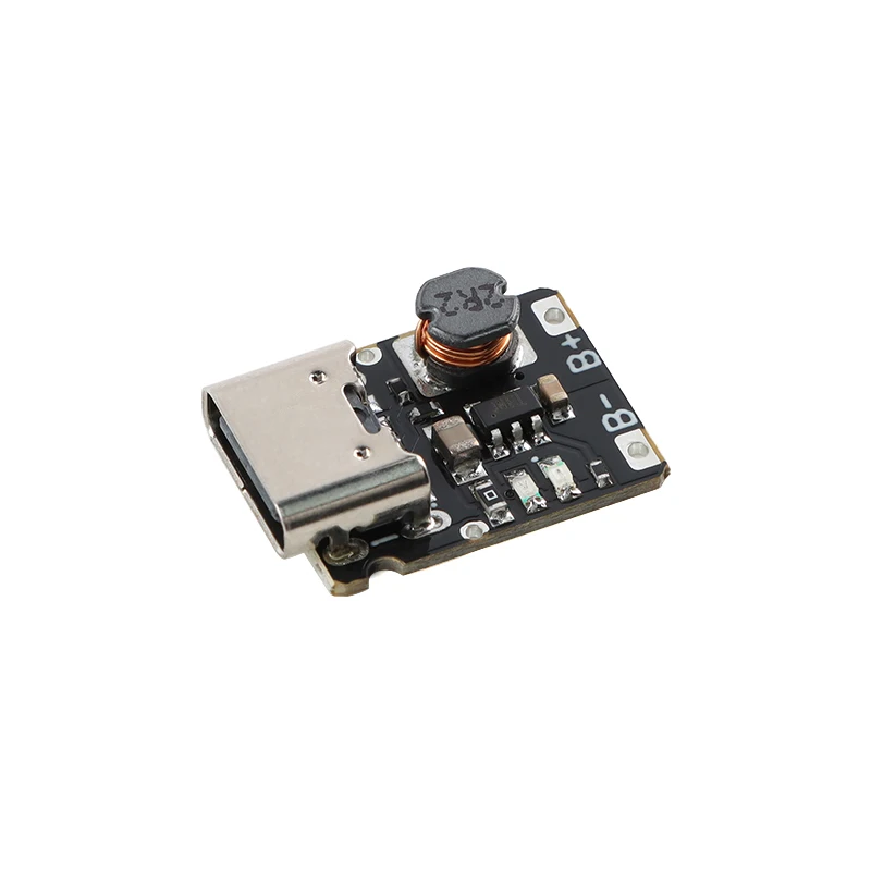 10pcs/1pc 5V Charge Discharge Integrated Module for 3.7V/4.2V 18650 Lithium Battery Charging Boosting Power Supply Board Type-C