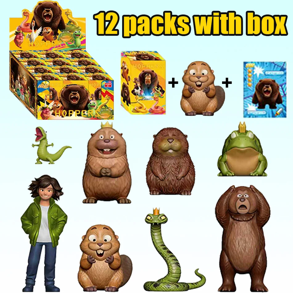 New 1.5-4.5 inch Beaver Transformation Plan Series Blind Box Doll Children's Gift Birthday Gift