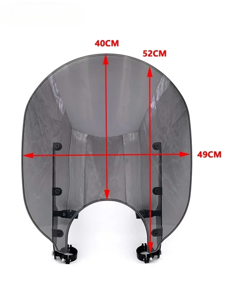 Suitable for Honda CM300 CM500 retro windshield, motorcycle front windshield, windshield bracket
