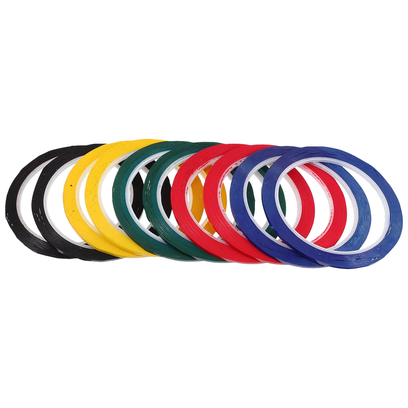 10 Pcs Color Marking Line Whiteboard Scribe Desktop Positioning Tape Seamless Warning Segment No Trace