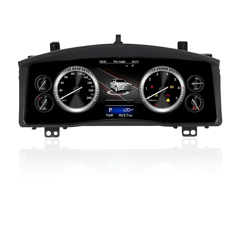 2026/Upgrade Dashboard Screen 12.3 inch LCD 720P Smart Cockpit Digital Instrument Cluster for Lexus LX570 2010-2017
