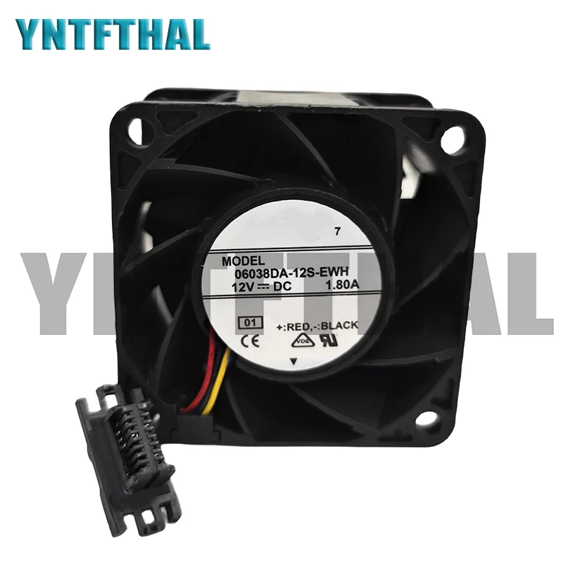 Kipas pendingin kotak H3H8Y Fan DC12V 1,80a asli baru untuk sistem PowerEdge R540