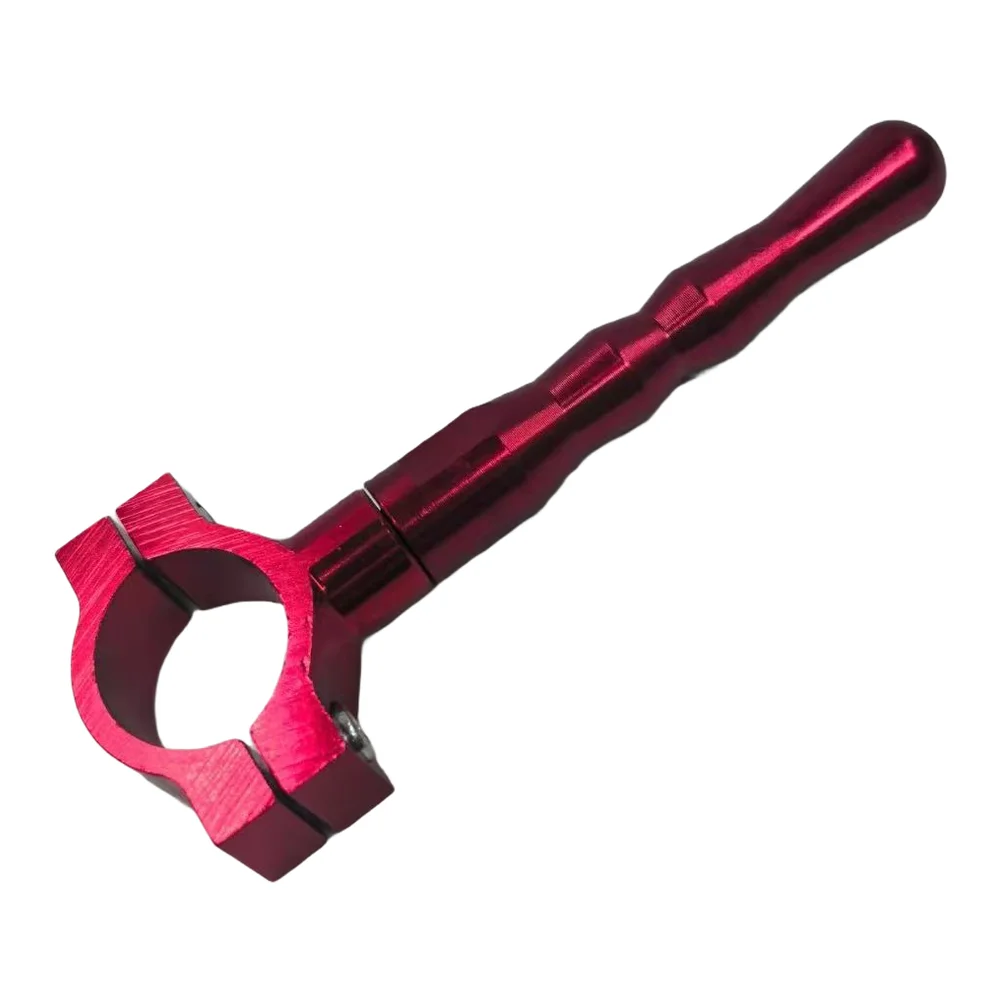 Motorcycle Side Stand Lengthener CNC Aluminum Alloy Rod Compatible with Common 8mm and 10mm Side Stand Pivot Shaft Diameters