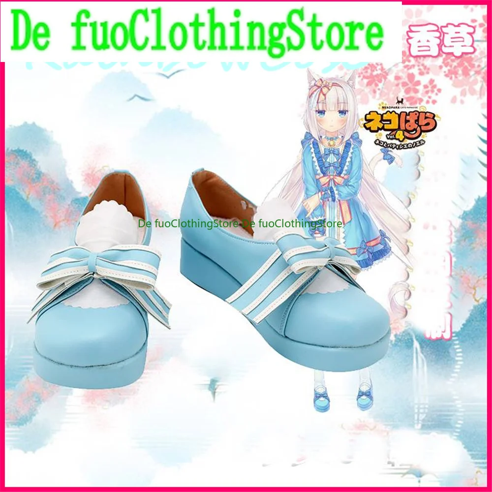 

NEKOPARA Nekomimi Paradise Vanilla Обувь для косплея Сапоги Рождественская игра Аниме Хэллоуин DefuClothing Магазин обуви