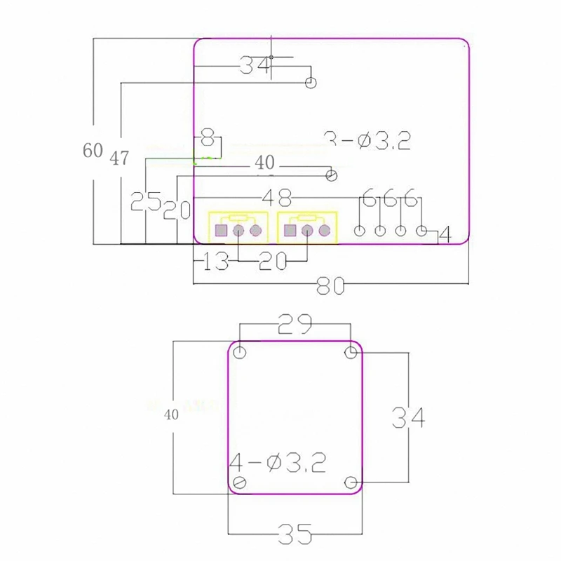 NY-D01 DIY Control Board Regulating Time And Current Digital Display DIY Control Board (100A)