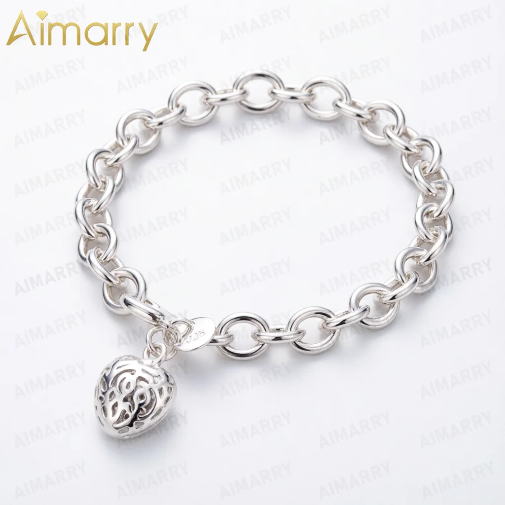 สร้อยข้อมือเงินแท้ 925 ดีไซน์ว - Vintage Fashion Tags บทวิจารณ์และราคา