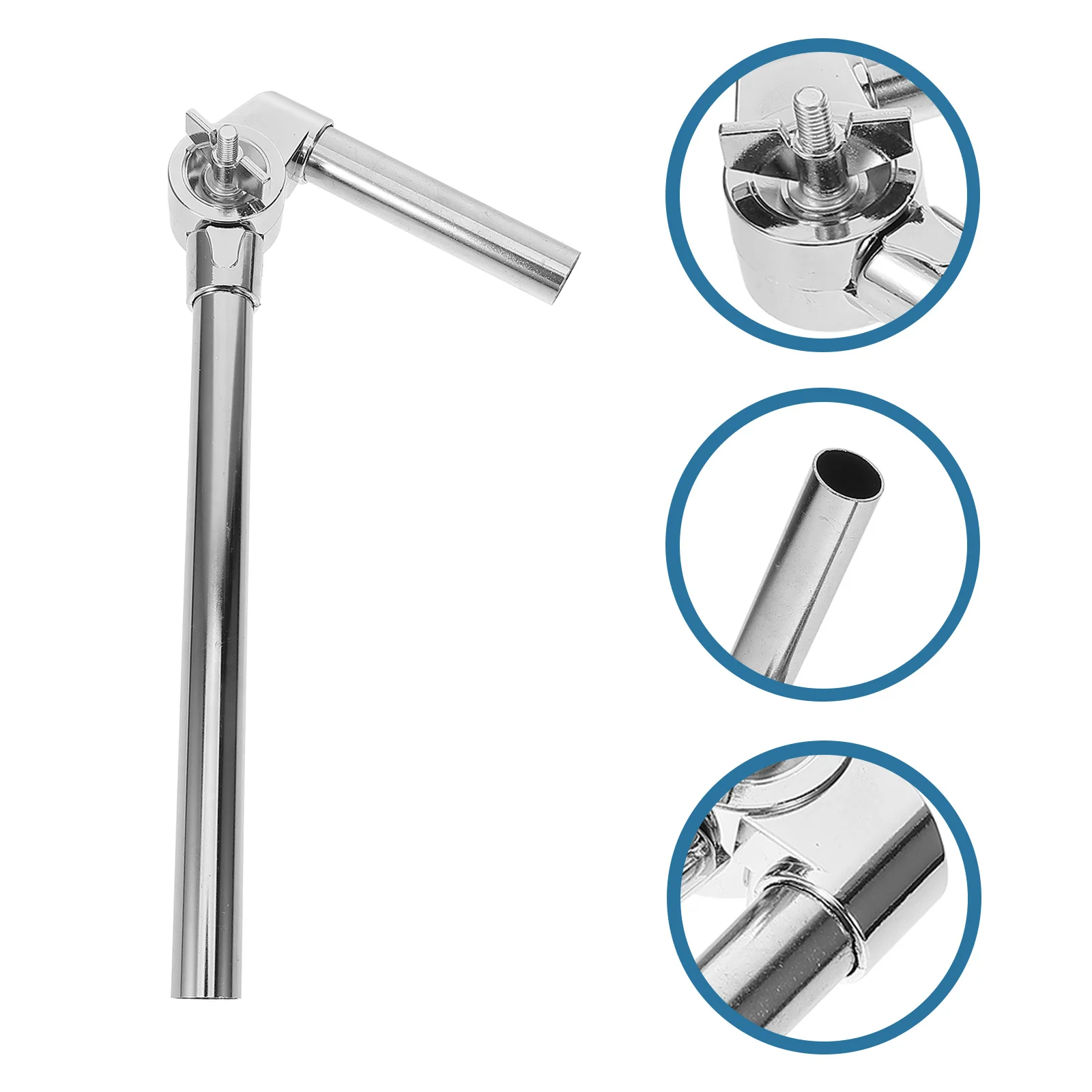 

Water Pipe Style Tom Drum Bracket Zinc Alloy Lightweight Metal Stand For Percussion Instrument Drum Hardware Accessory