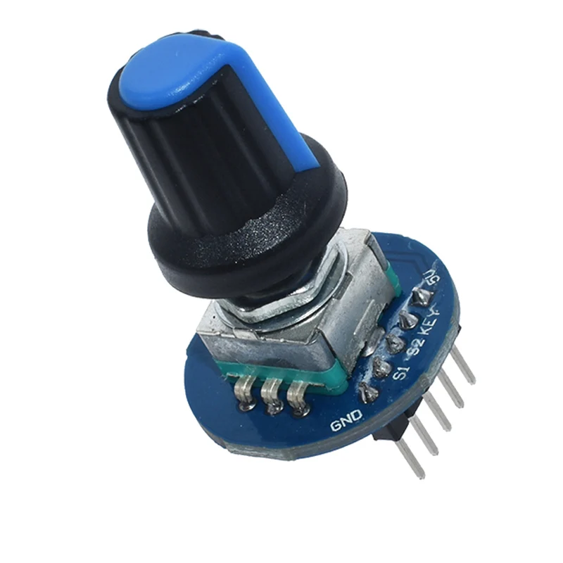 WAVGAT Rotary Encoder Module for Arduino Brick Sensor Development Round Audio Rotating Potentiometer Knob Cap EC11