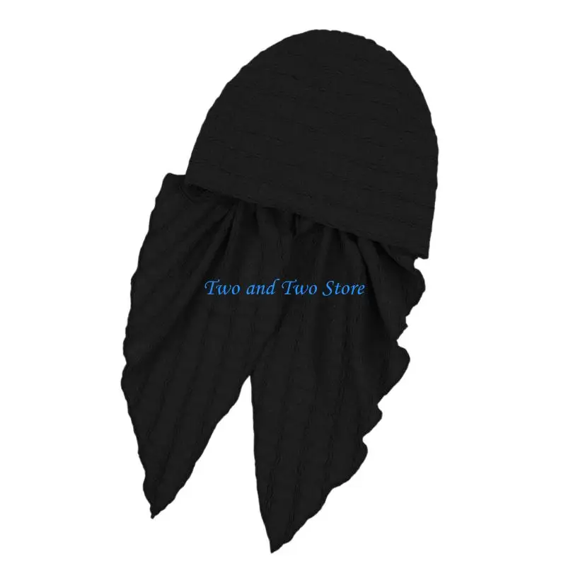 HX6F Traditional Turban For Women Hijab For Women Hair Wrap Head Wrap For Chemo