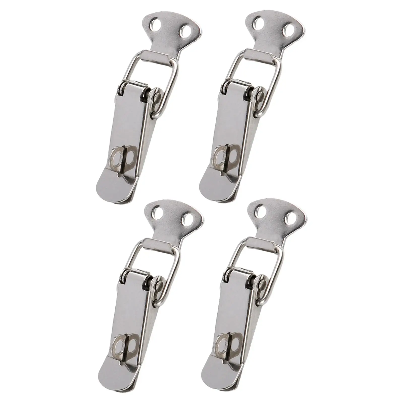 4 Pieces Spring Toggle Latch Mini Portable Easy Assembly Spring Locking Latch