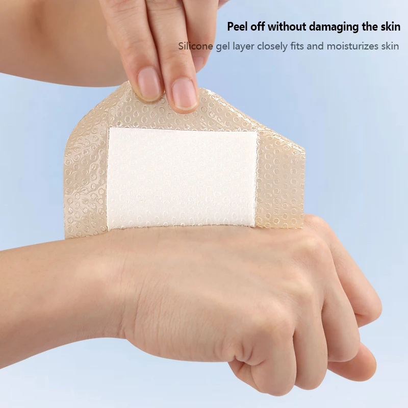 S/M/L/XL/XXL Dressing Wound Patch Silicone Gel Foam Sponge Gel Dressing Waterproof Medical Self-adhesive Wound Moisture Healing