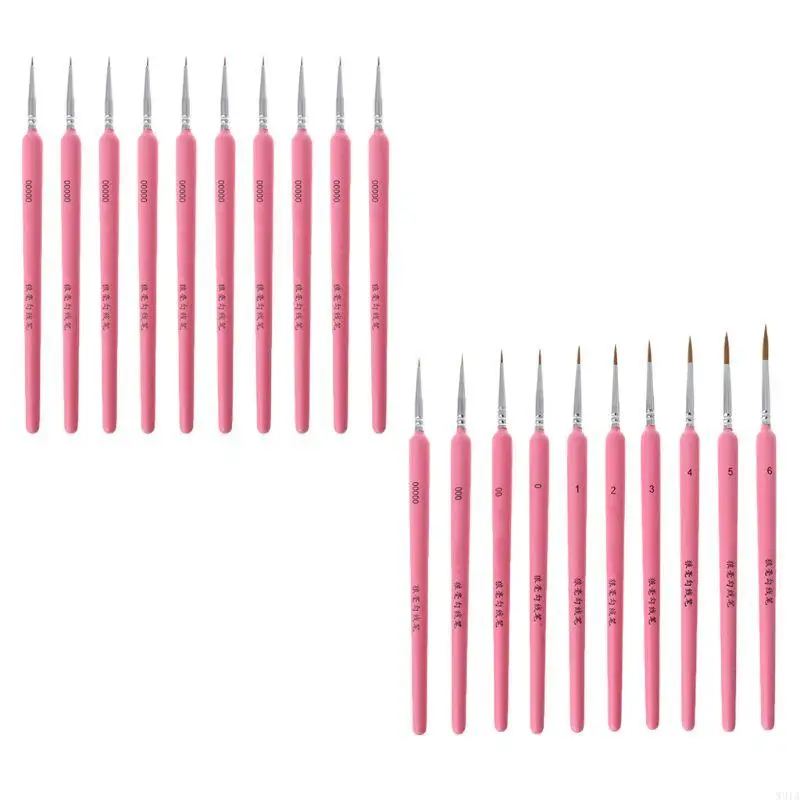 W91A 10PCS/Set Wolf Hair How Line Pen