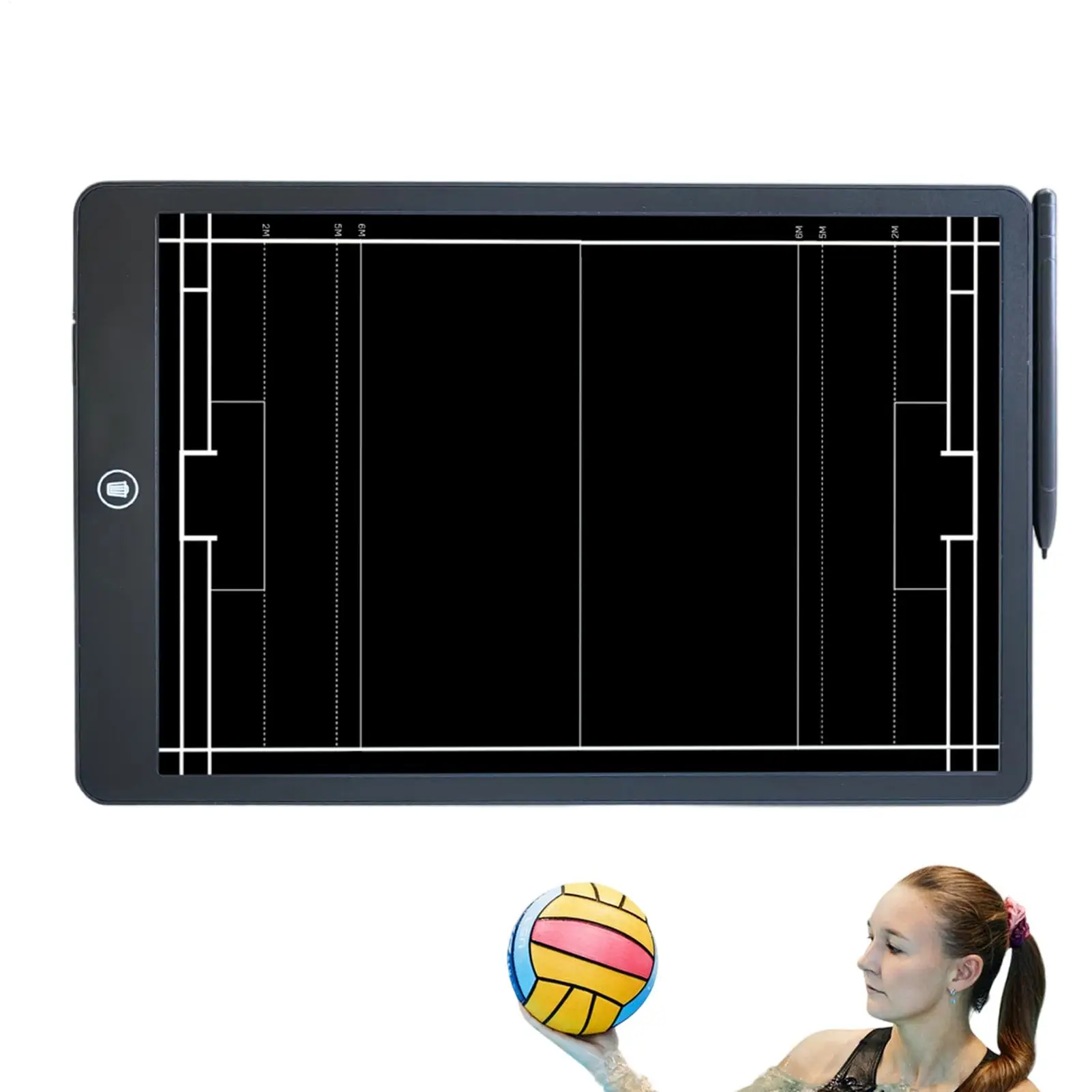 LCD 描画ボード サッカー戦術ボード バスケットボールコーチングボード 16 インチ戦略 LCD ライティングタブレット 電子コーチングボード