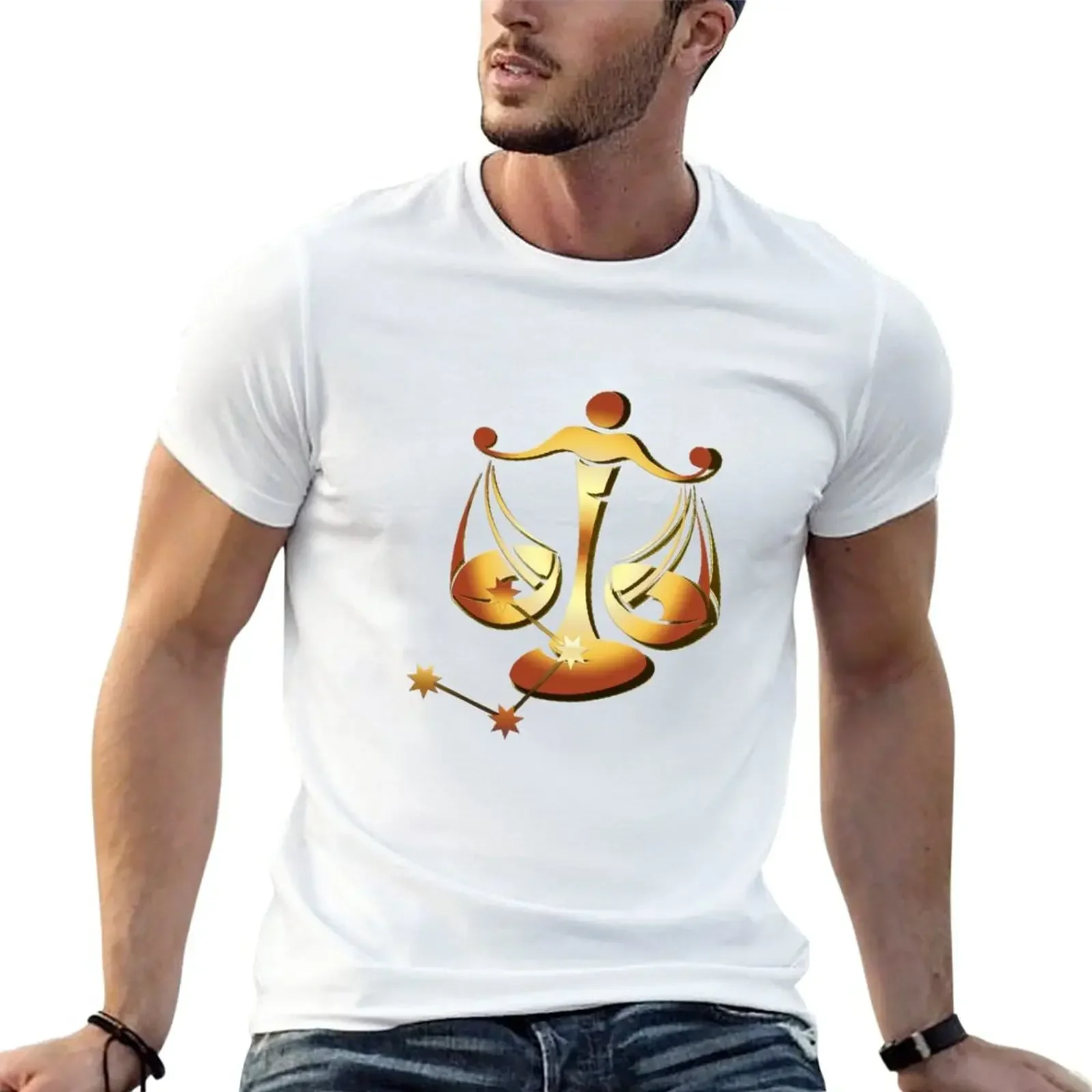 Libra zodiac sign T-Shirt tees sweat shirt mens white t shirts