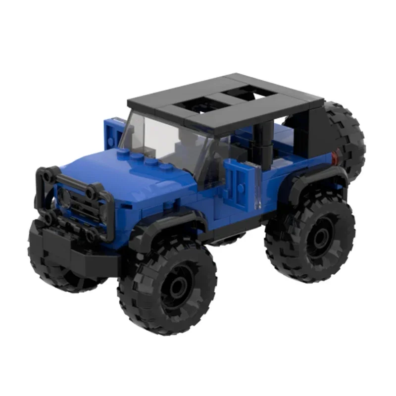 City Car Model Moc Building Bricks 4X4 High-end Off-road Vehicle Technology Modular Blocks Gift Christmas Toys DIY Sets Assembly