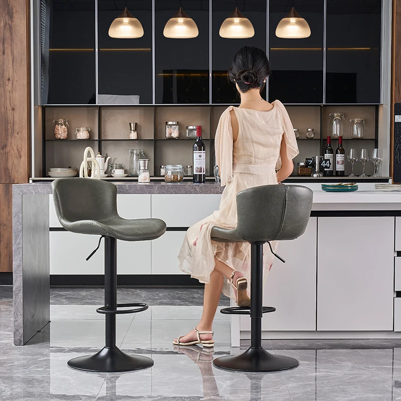 

Simple bar chair household lifting bar stool rotating high stool bar stool chair island table chair bar chair