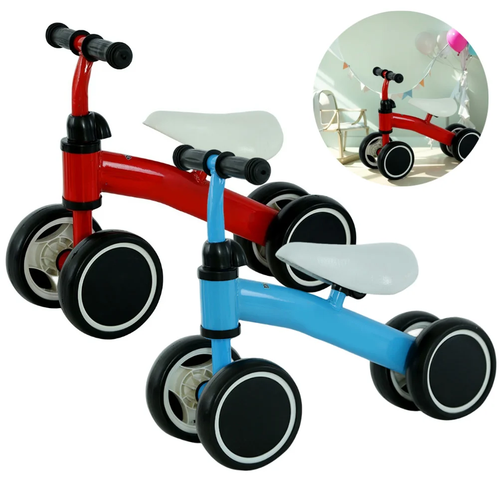 Baby Loopfiets Loopstoeltje Ergonomische stoel Peuterfiets Speelgoed 4-wielen Baby Leren Walker voor eerste verjaardagscadeau