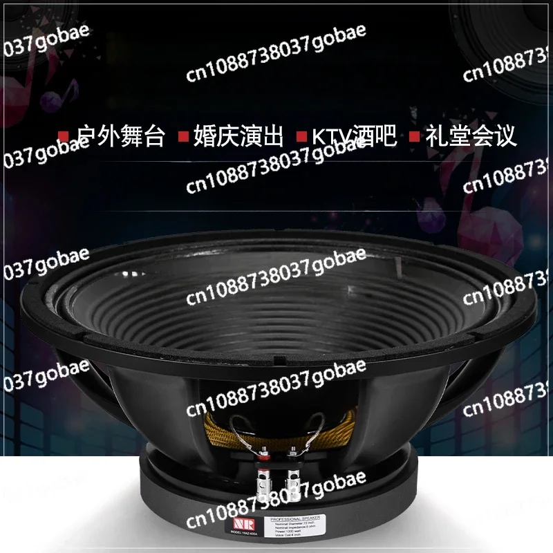 220 Magnets,Cores, High-Power, Subwoofer, Full Range Stage Ring, 15 Inch Bass Speaker, 1000 Watts