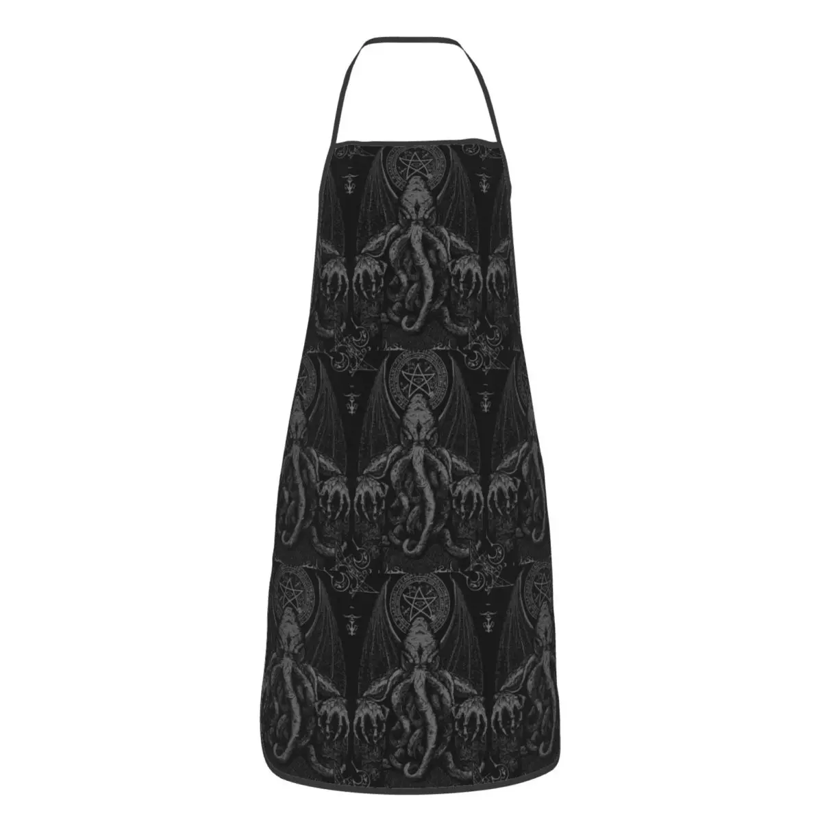 Cthulhu Mythos Lovecraft Horror Apron Chef Cooking Tablier Sleeveless Bib Kitchen Cleaning Pinafore for Women Men Gardening