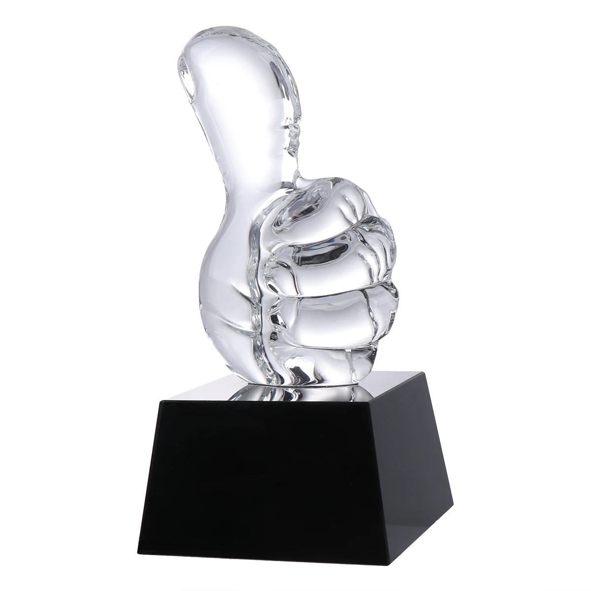 

1Pcs Thumb Crystal Prize Trophy Creative Party Game Award Ceremony Sports Banquet Classroom Reward Crystal Award Trophy