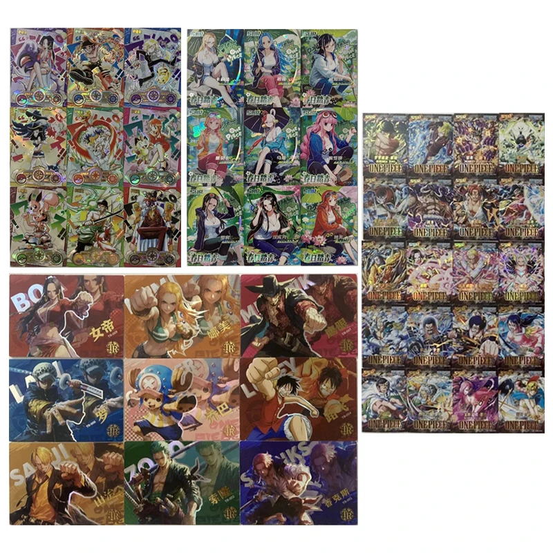 

Anime One Piece Sham Donquixote Doflamingo Nico Robin Monkey D. Luffy Collectible Cards Christmas Birthday Gifts Children's Toys