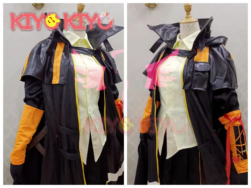 KIYO-KIYO  Customized  Girls' Frontline M16A1 Cosplay Costume for women leather jacket view 2