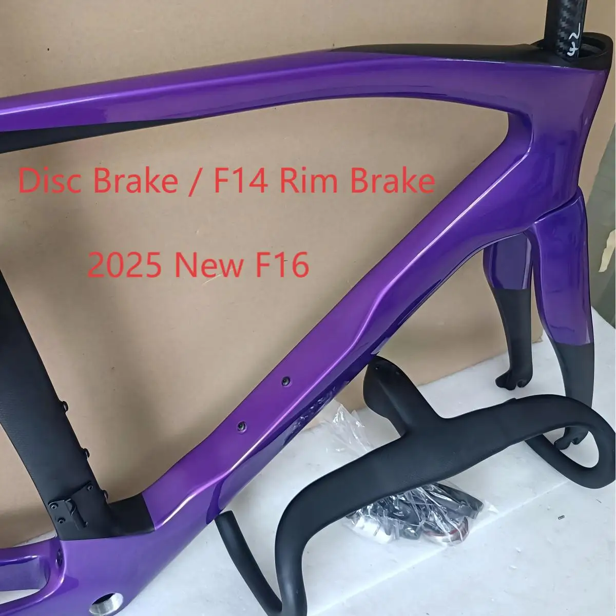 

Карбоновая рама 1K Weave F14, карбоновая рама для шоссейного велосипеда, обод дискового тормоза, комплект рамок XDB DPD в наличии