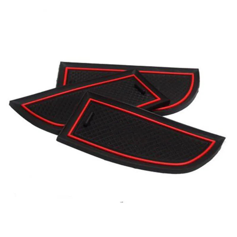 Gate Slot Pad Interior Door Pad/Cup for Toyota Camry Accessories 2012 2013 2014 2015 Non-Slip Mats Red/Blue/White with Logo view 5