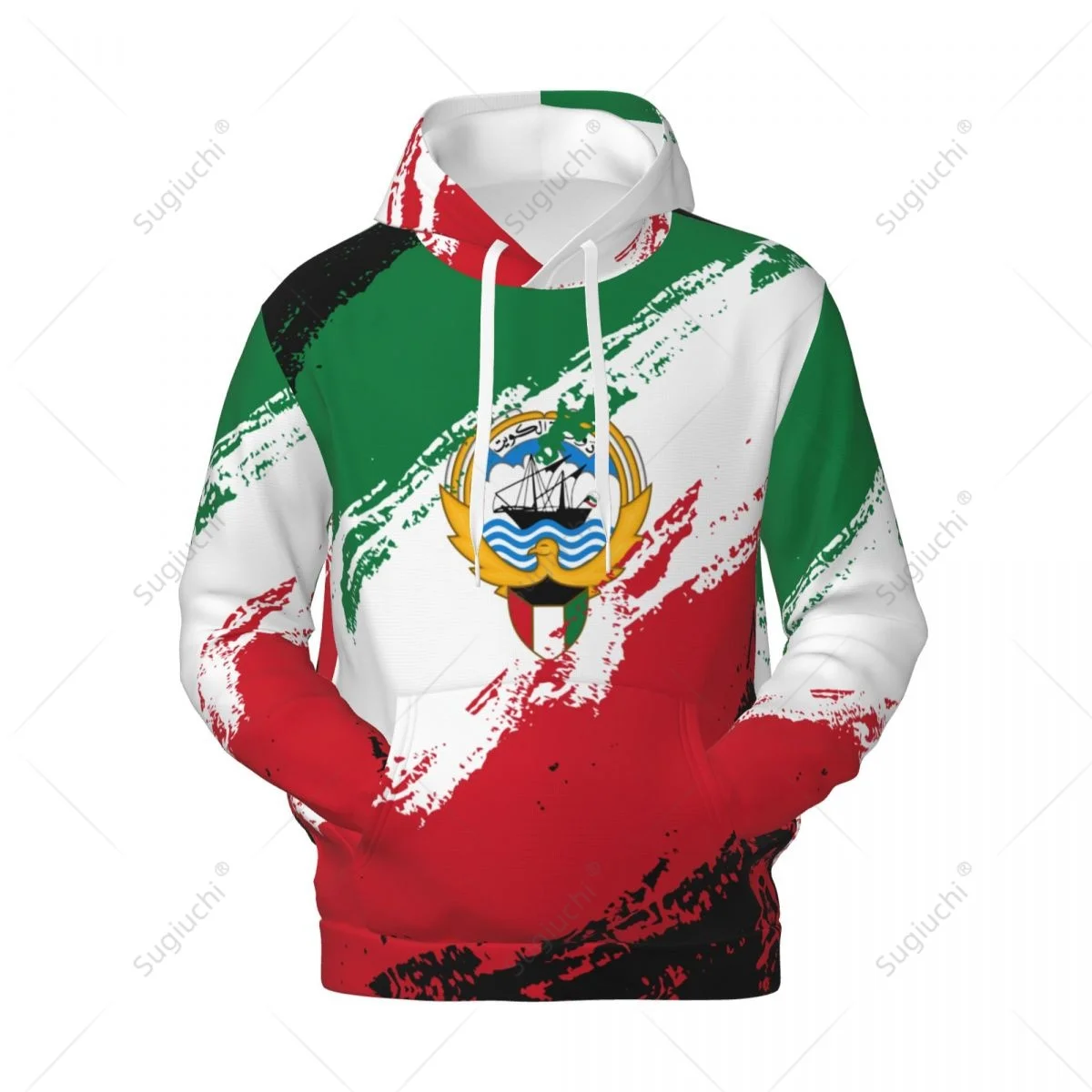 

Unisex Kuwait Flag Color Hoodie 3D Men Women Harajuku Sweatshirt Pullover Hoodies Polyester Casual