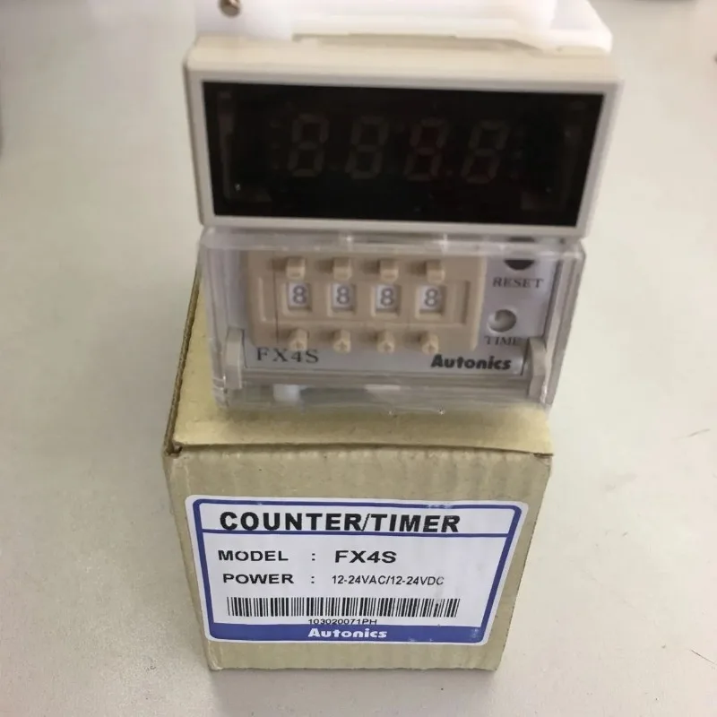 FX4S AUTONICS 100% New Original Genuine Multifunctional Timer Counter  100-240VAC or 12-24VAC/12-24VDC