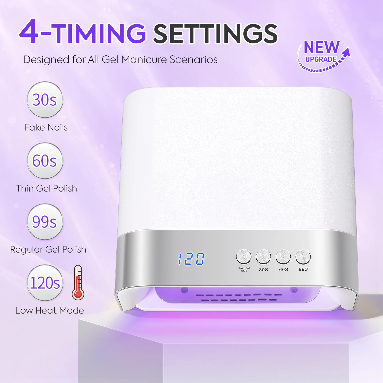 36 المصابيح الأشعة فوق البنفسجية مسمار مصباح مساحة كبيرة مجفف الأظافر مع الاستشعار الذكية 168 واط المهنية مصباح الأشعة فوق البنفسجية لمعدات مانيكير الأظافر