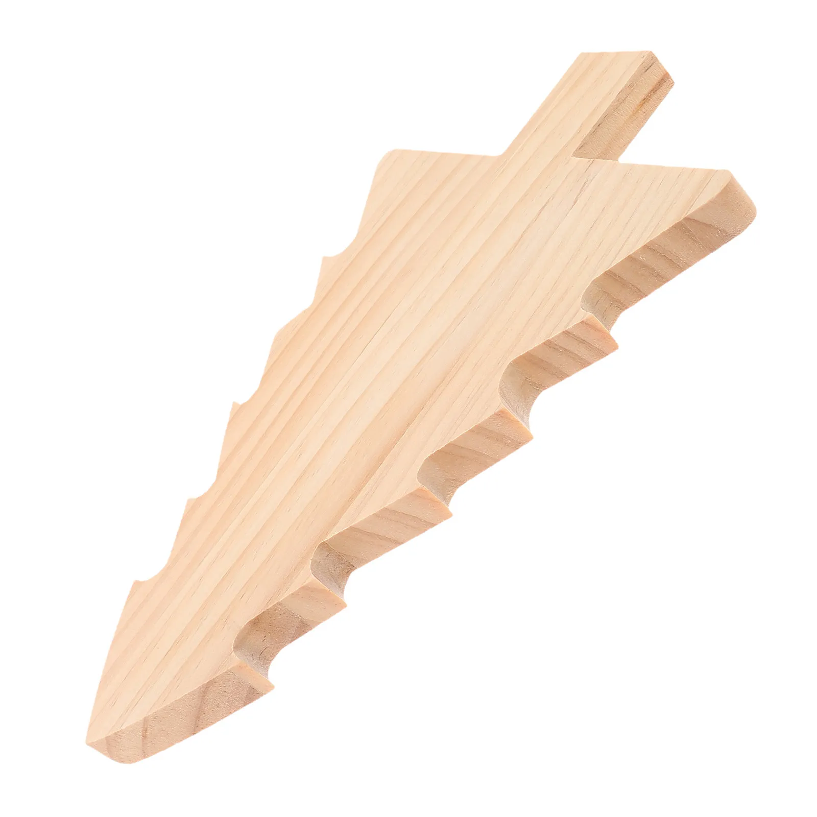 Tabla de cortar de madera con diseño de árbol de Navidad, superficie lisa, bandeja para servir queso, pan y embutidos, plato festivo, color caqui