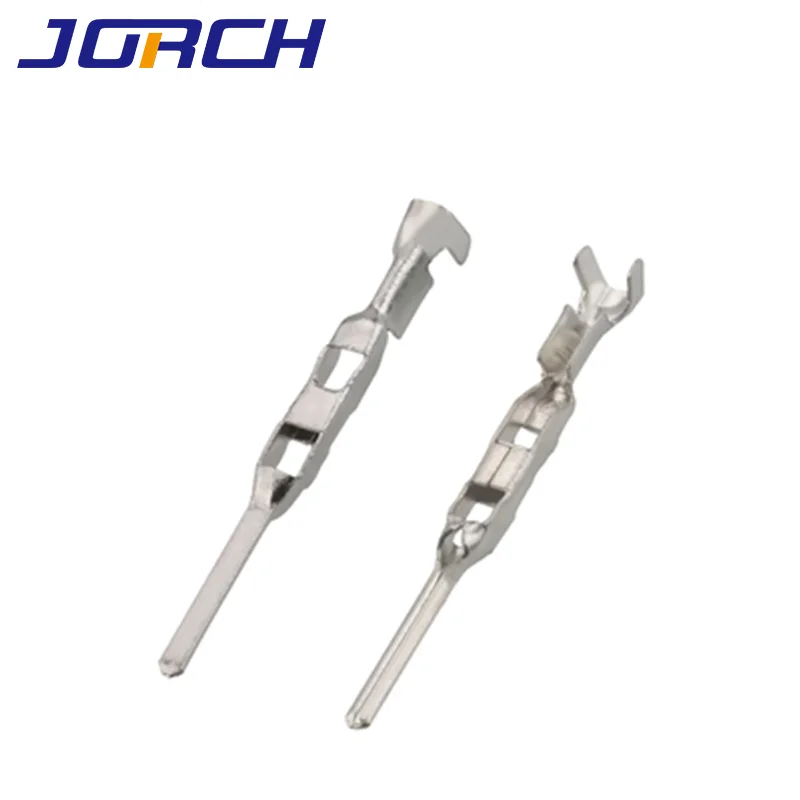 50pcs 1.5mm automotive crimping wire terminal brass tinned male pins of fci 211cc2s1120/211cc2s1160p