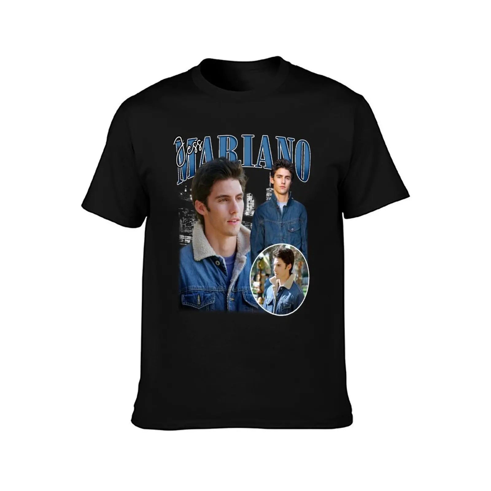 Jess Mariano Signature Vintage Retro Style T-Shirt Street Style Casual Tee Shirt T-Shirt