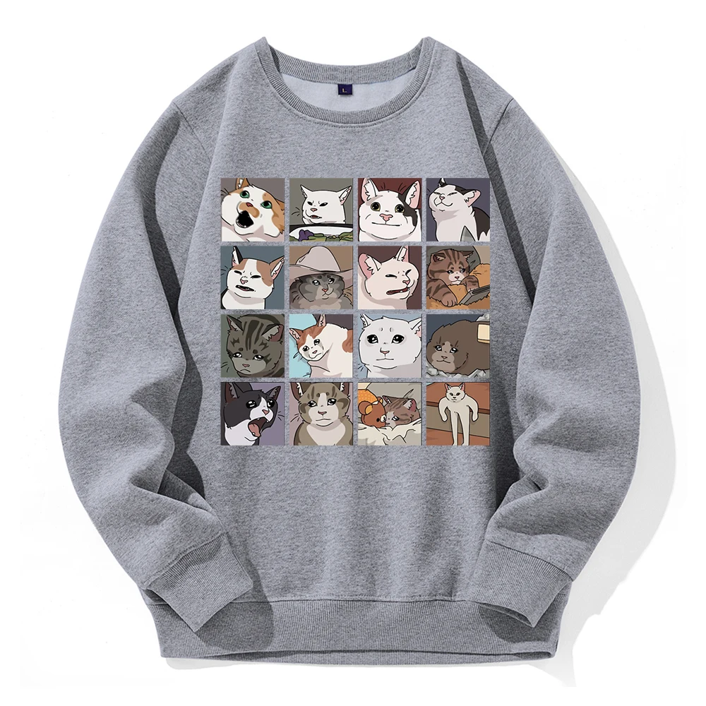 Cute Animal Puzzle Cartoon Printing Men Hoodies Casual Fashion All Match Hoody Male Sport Tide Pullovers Street Harajuku Hooded