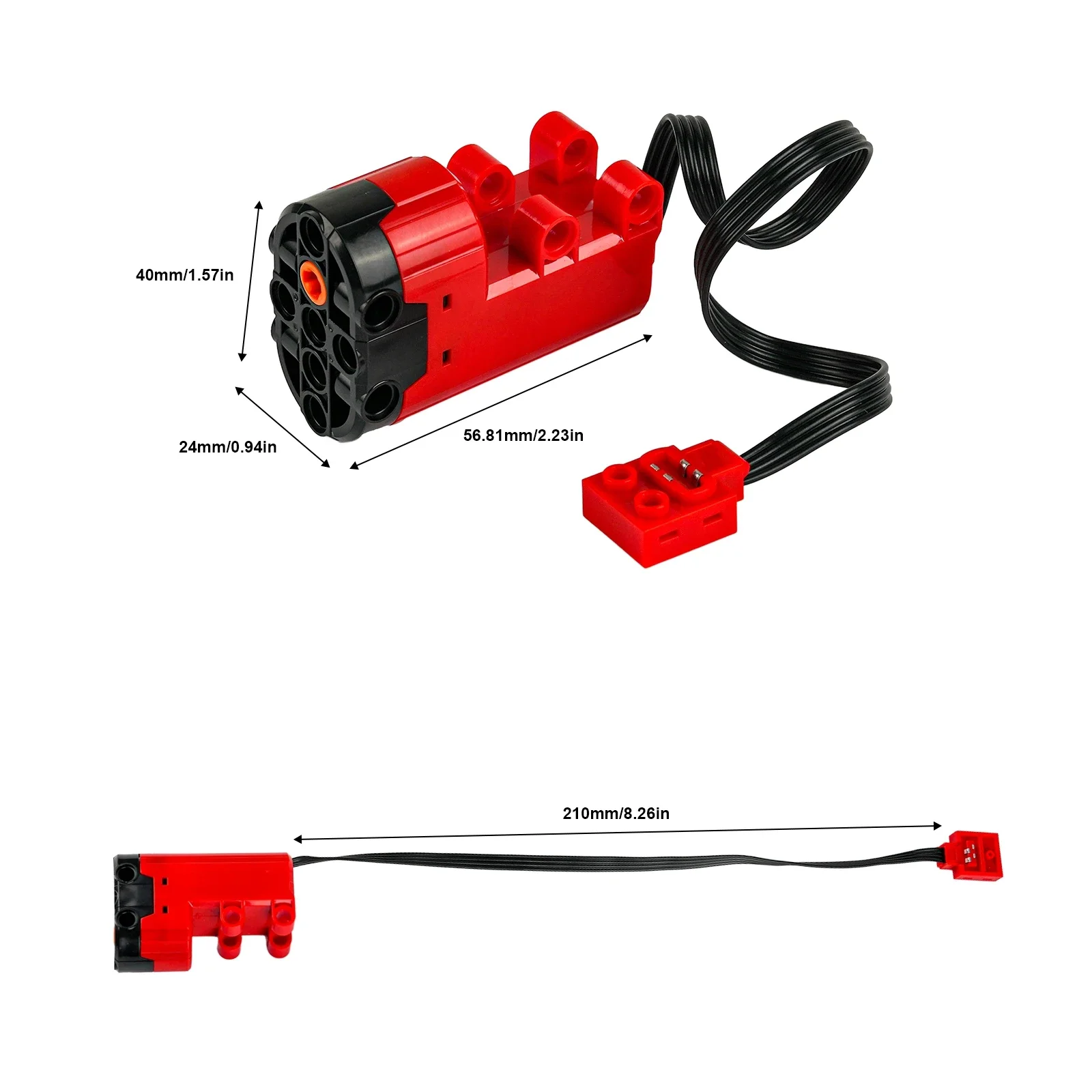 

MOC 8CH Remote Control Rechargeable Battery Box Set Enhanced M Motor Speed Control APP Program PF Building Blocks Modification