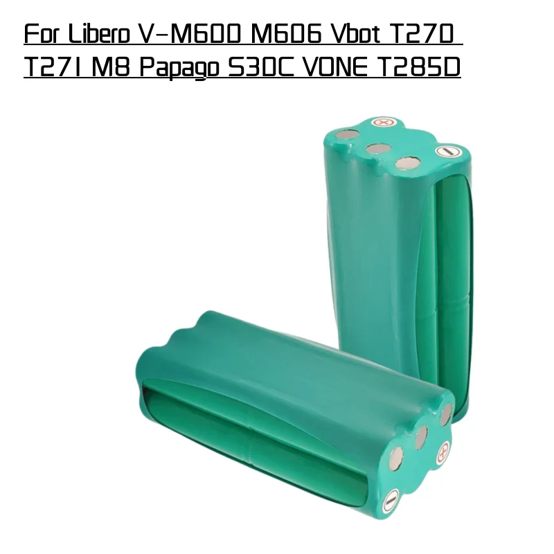 14.4 فولت ni-mh 2500 مللي أمبير بطارية قابلة للشحن ل Libero V-M600 M606 Vbot T270 T271 M8 Papago S30C VONE T285D مكنسة كهربائية