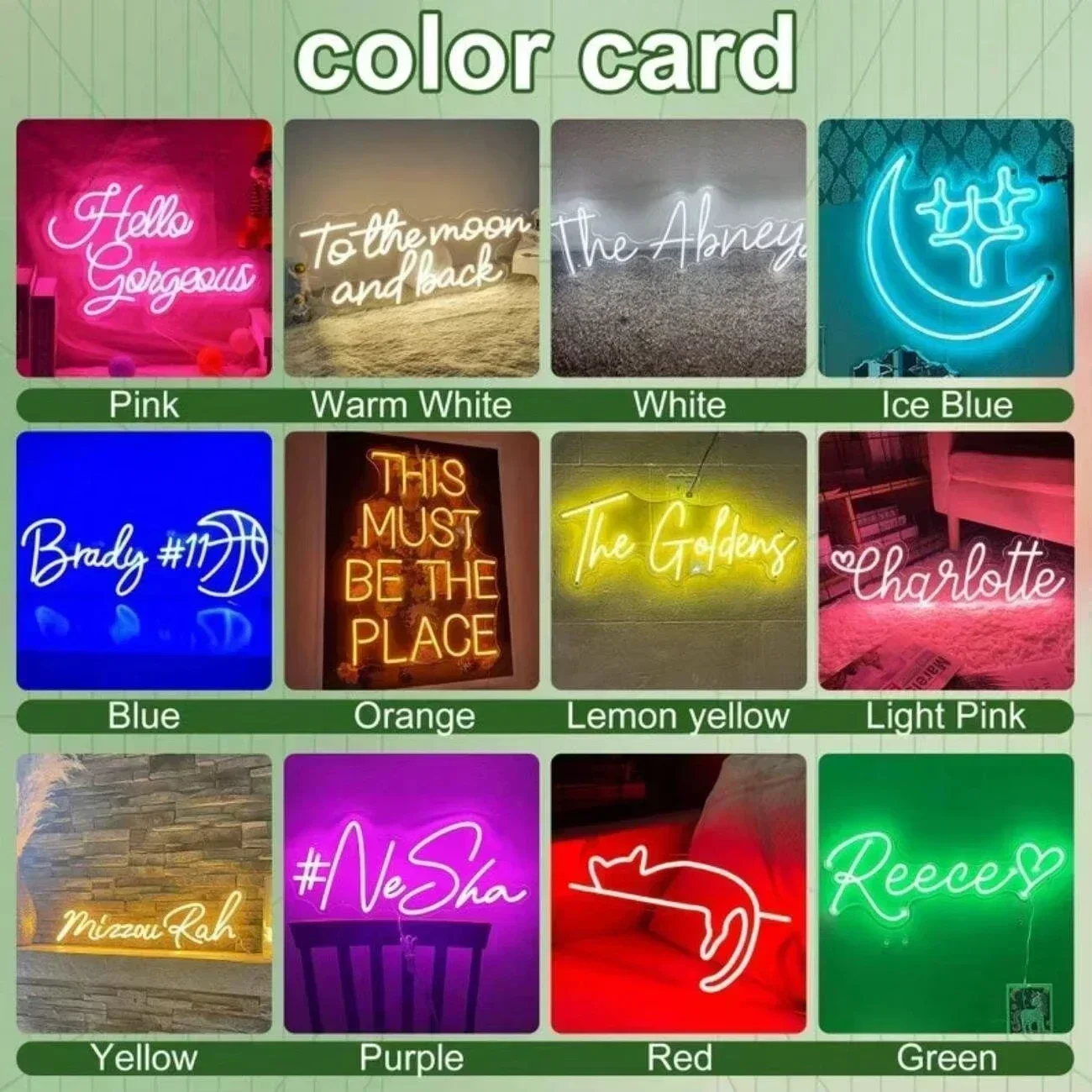 Sinal de néon com letras personalizadas com padrão de futebol, regulável, perfeito para quartos, casamentos, aniversários, graduações, presente de Natal