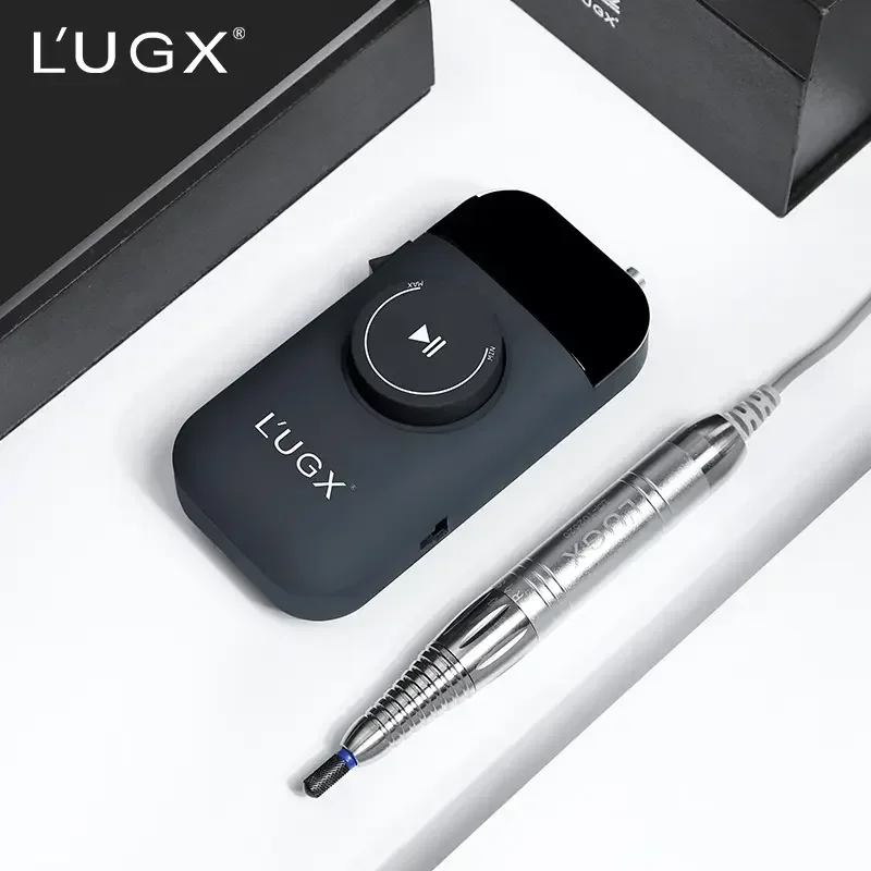 LUGX LG609 OEM/ODM portátil recarregável polidor de unhas profissional sem escova elétrica máquina de broca de unhas